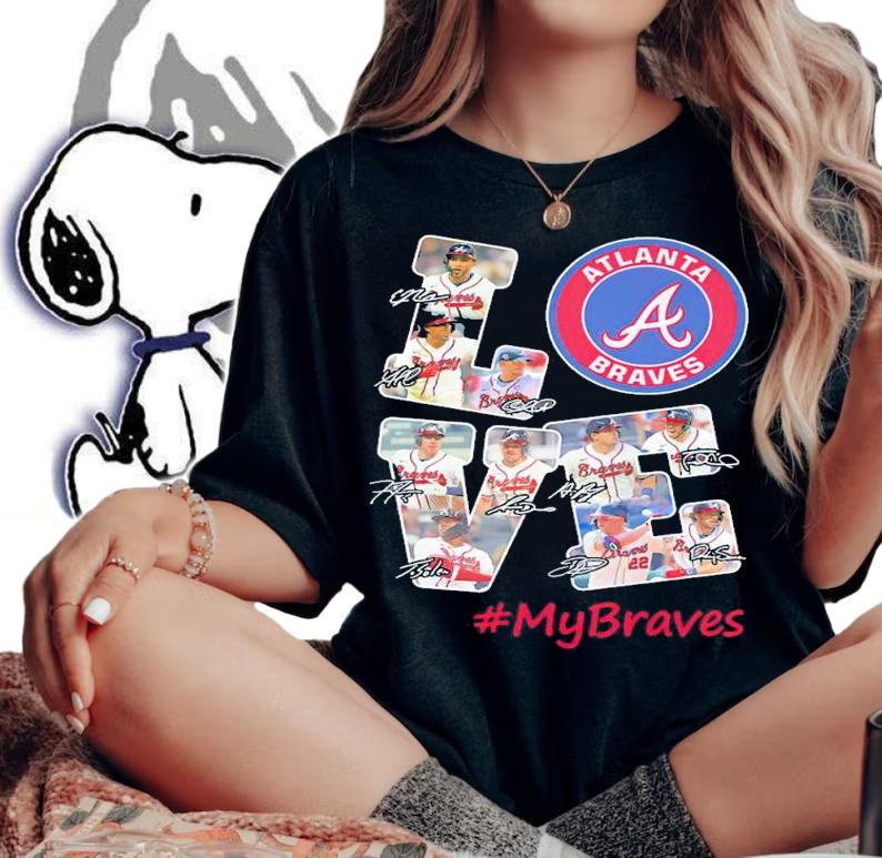 Atlanta Braves Love #MyBraves Signatures Shirt t-shirt