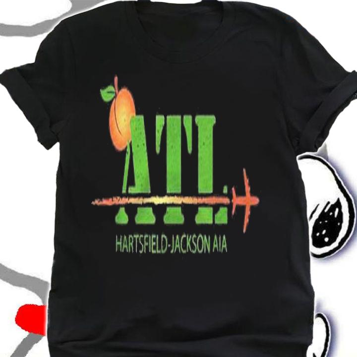 Atlanta Peach Atl Georgia Airport Code Shirt t-shirt