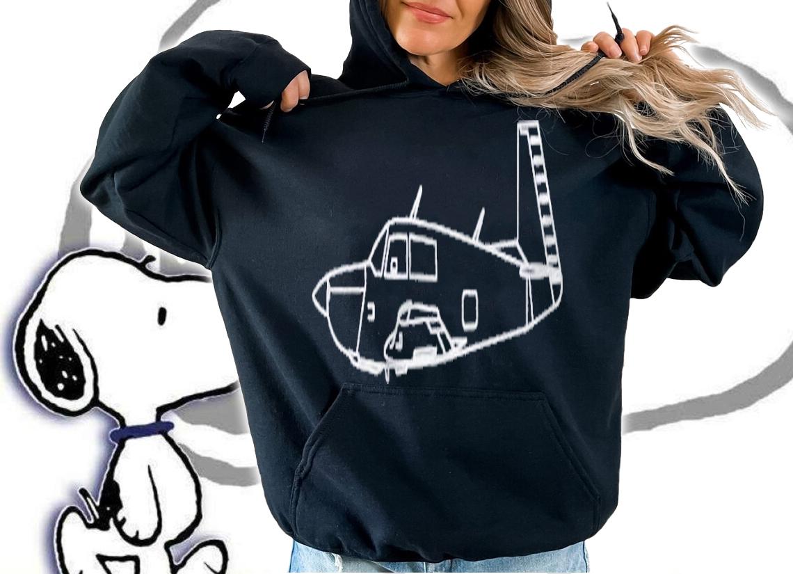 Backwards Tail K Model Airplane Shirt t-shirt