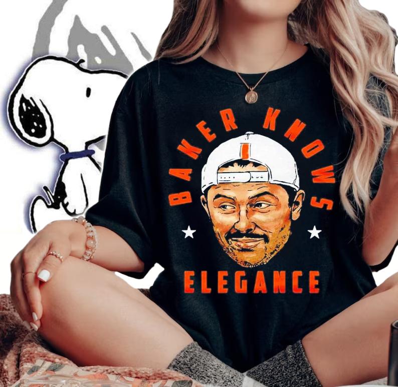 Baker Mayfield Elegance shirt t-shirt woman shirt
