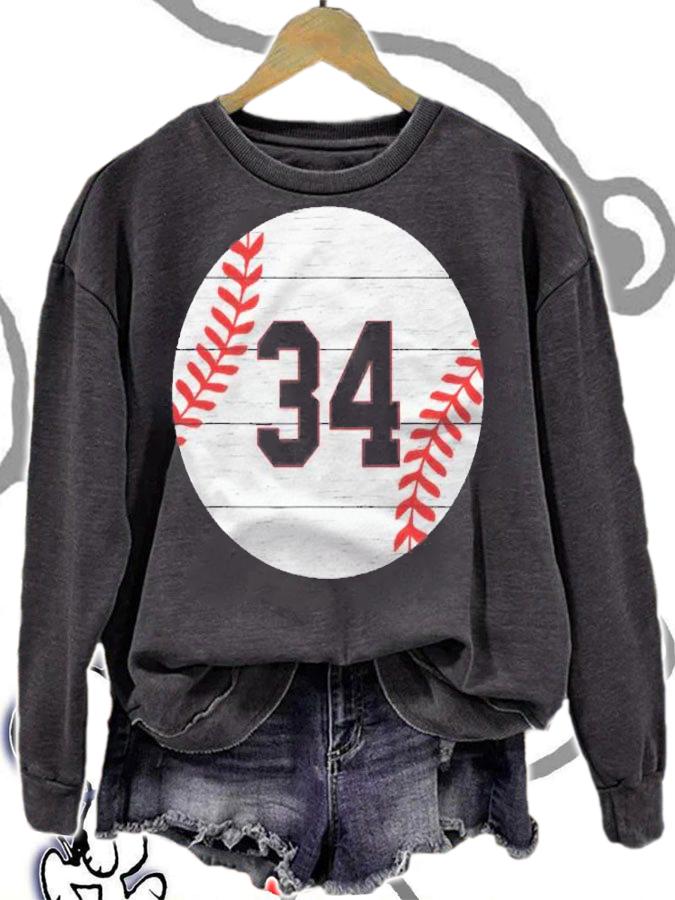 Baseball Number 34 Ball For Baseball Players Gift Shirt t-shirt