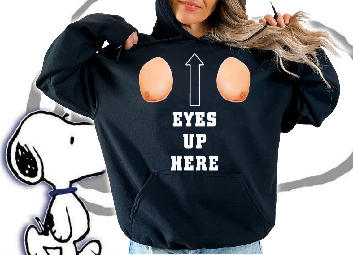 BBQ Man Meme Eyes Up Here T-Shirt t-shirt