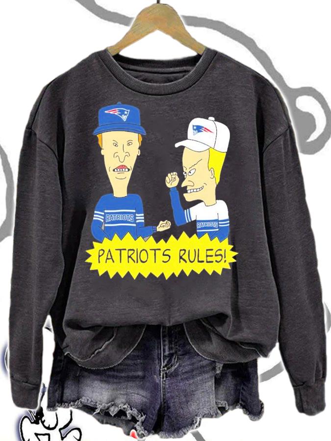 Beavis And Butt-Head New England Patriots Rules Shirt t-shirt