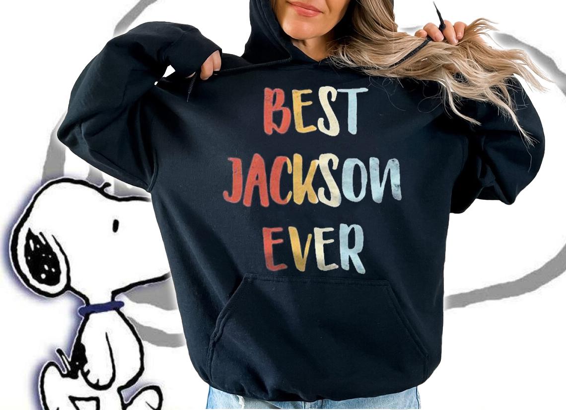 Best Jackson Ever Retro Vintage First Name Gift shirt t-shirt