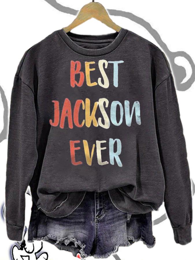 Best Jackson Ever Retro Vintage First Name Gift shirt t-shirt