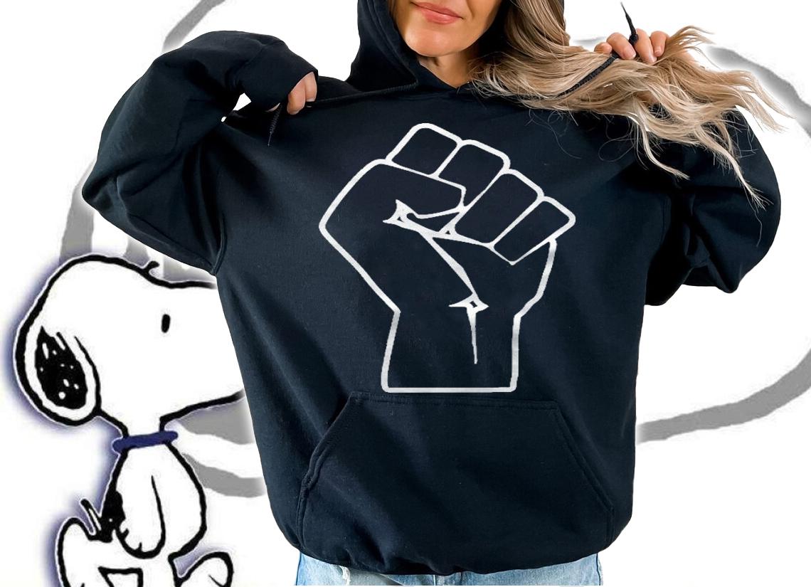 Black Power Fist Black History Month Pullover shirt t-shirt