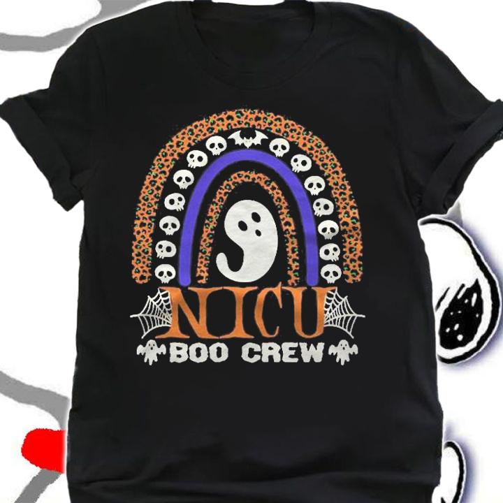 Boo Crew Nurse Halloween For Nicu Nurses Rn Ghost Women shirt t-shirt shirt