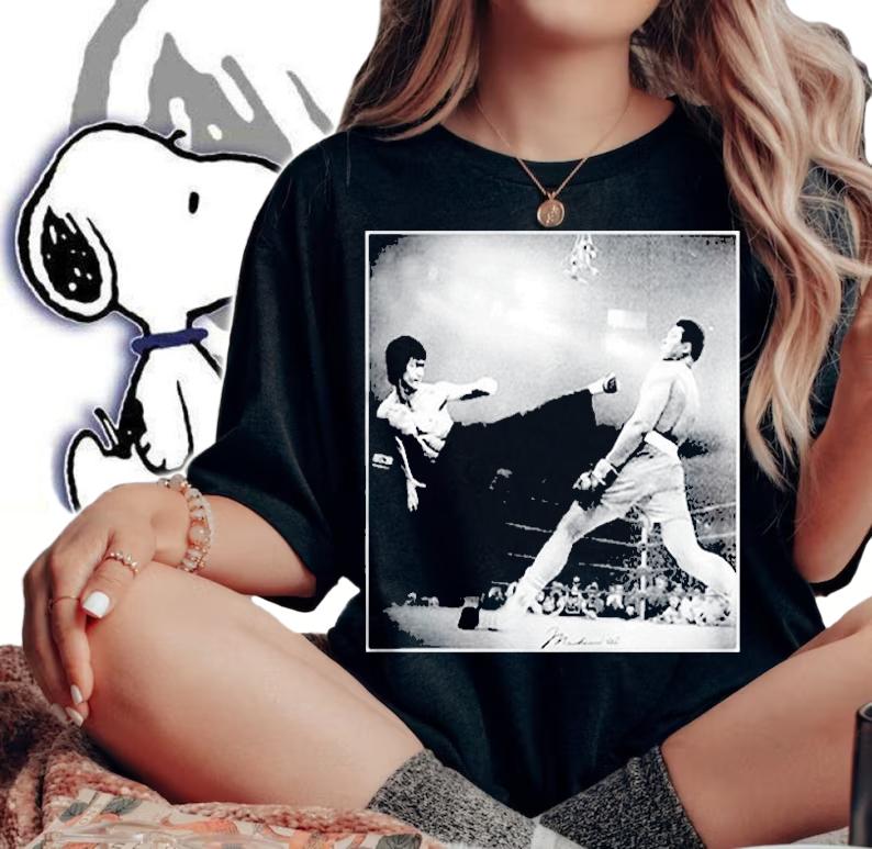 Bruce Lee Vs Muhammad Ali Shirt t-shirt woman shirt