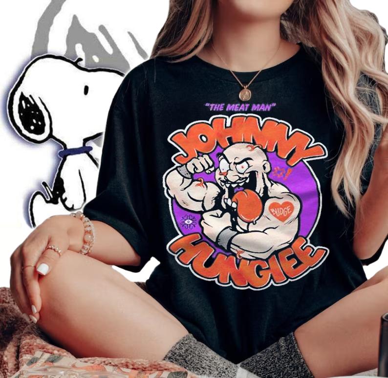 The Meat Man Johnny Hungiee T-shirt t-shirt woman shirt