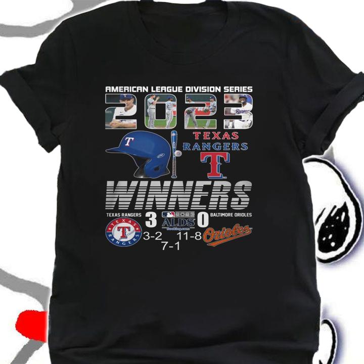 American League Division Series 2023 Texas Rangers Winners t-shirt shirt