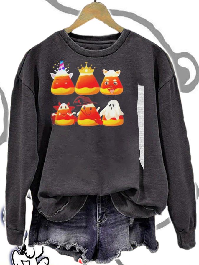 Candy corn halloween shirt t-shirt sweatshirt
