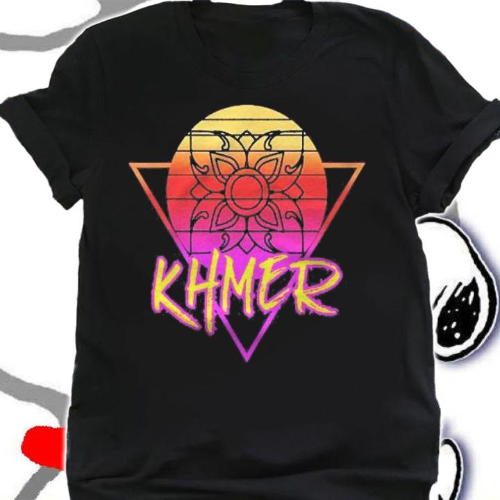 Cool American Cambodia Khmer Pride Retro Shirt t-shirt shirt