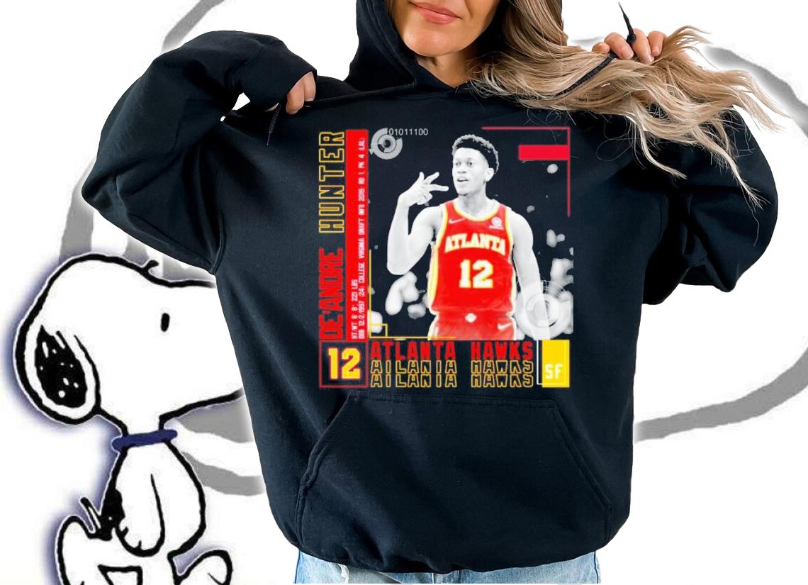 De'Andre Hunter #12 Atlanta Hawks Basketball Shirt t-shirt hoodie
