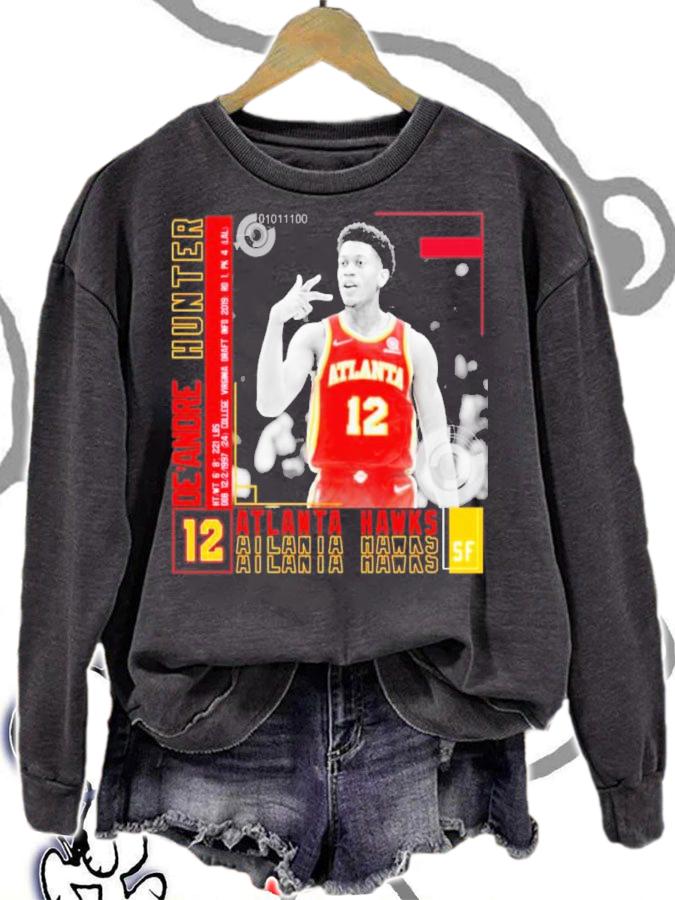 De'Andre Hunter #12 Atlanta Hawks Basketball Shirt t-shirt sweatshirt