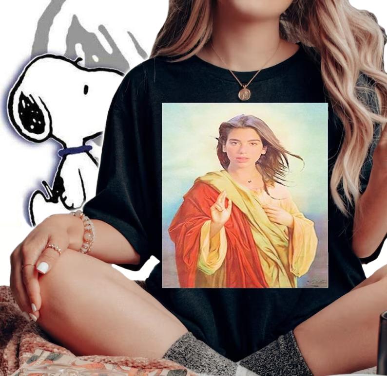 Dua Lipa Jesus T-Shirt t-shirt woman shirt