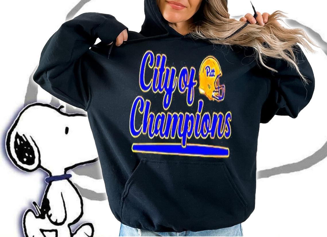 Pitt City Of Champions Football T-Shirt t-shirt hoodie