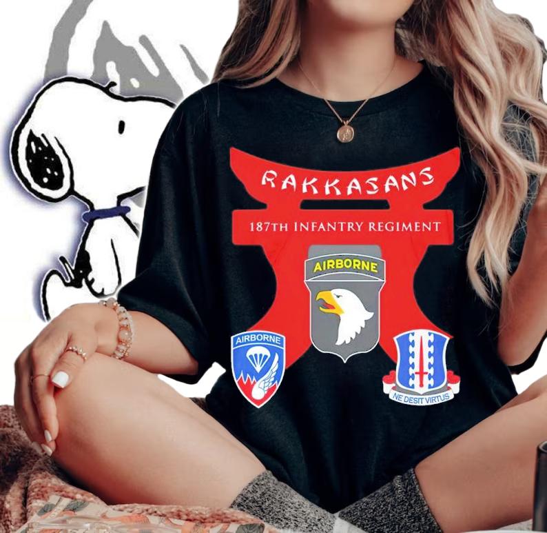 Rakkasans 187th Infantry Regiment Shirt t-shirt