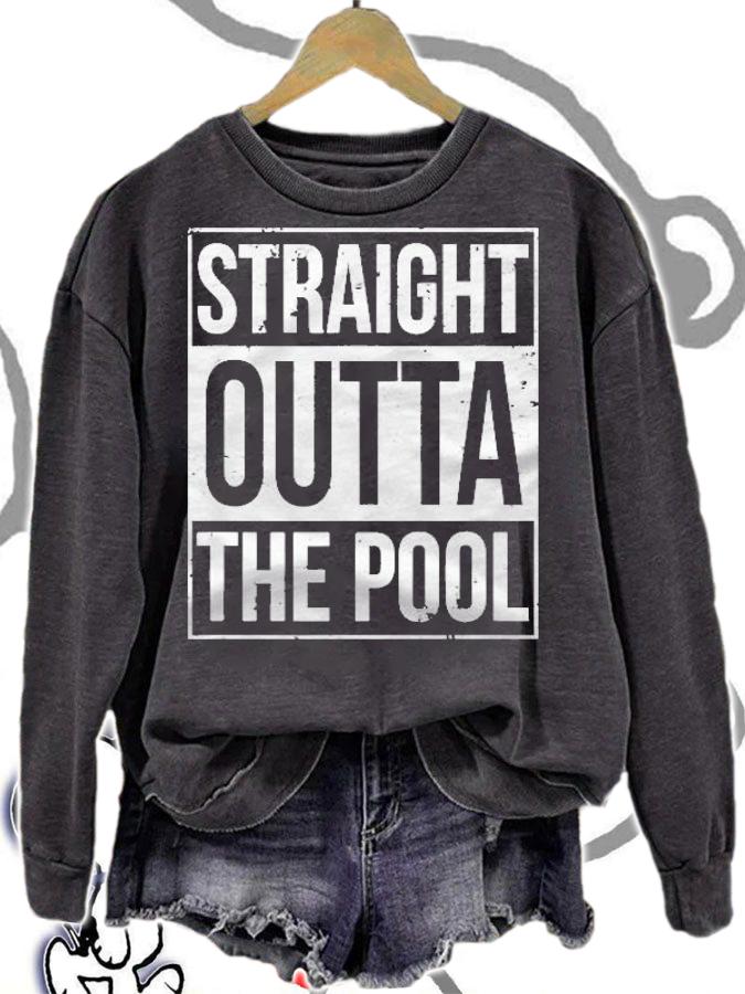 Straight Outta The Pool Funny Swimming Swim Gift Shirt t-shirt