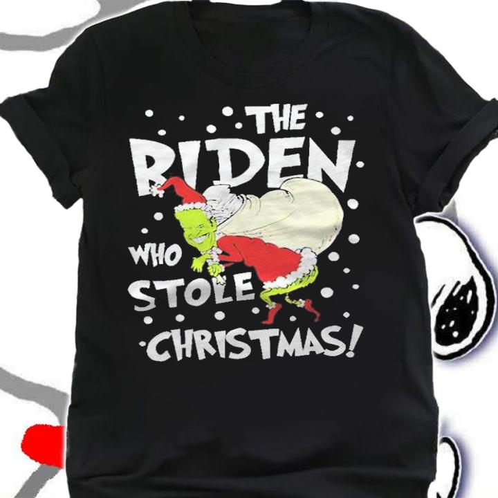 The Biden who stole Christmas T-shirt t-shirt shirt