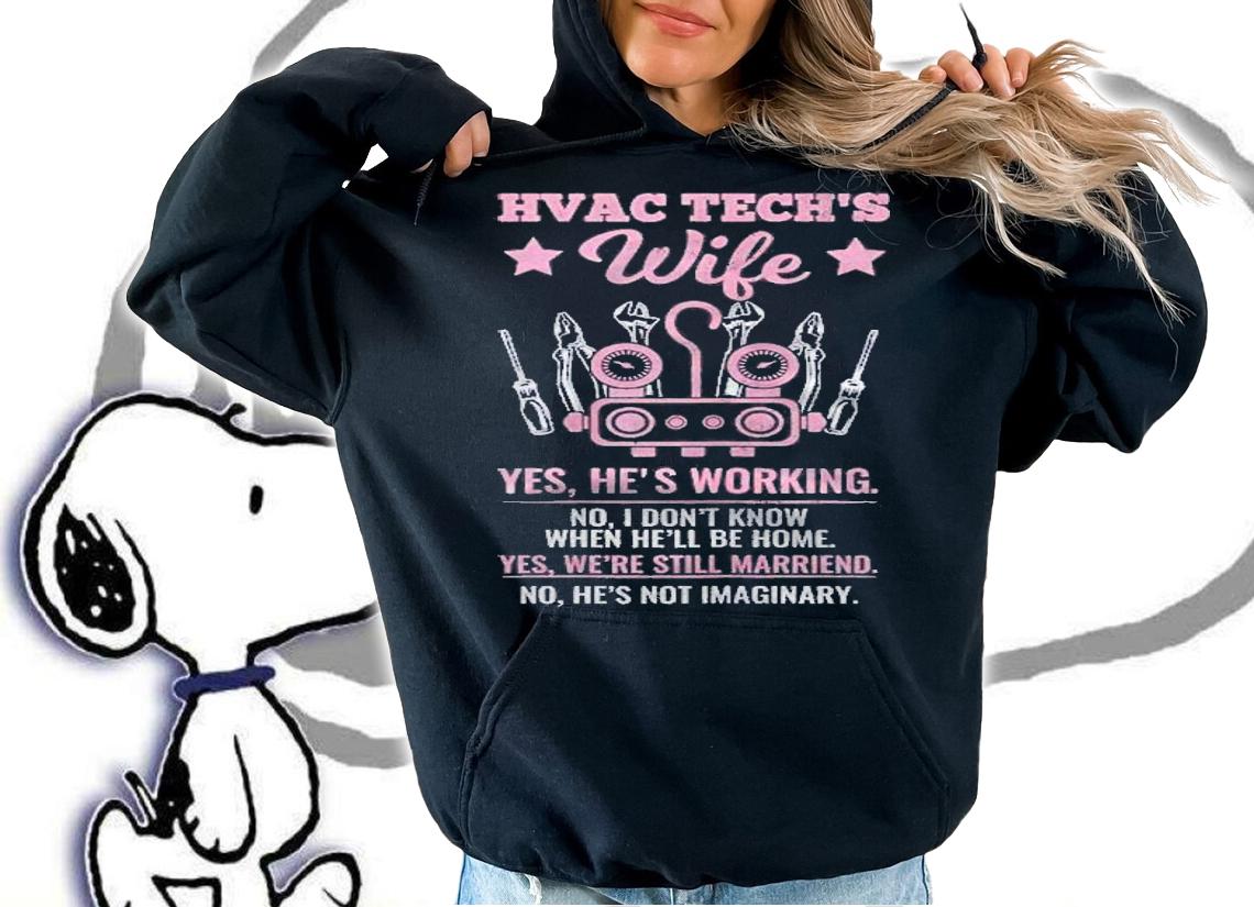 Womens Hvac Techs Wife Hvac Technician Ac Repairman Ac Installer Shirt t-shirt hoodie