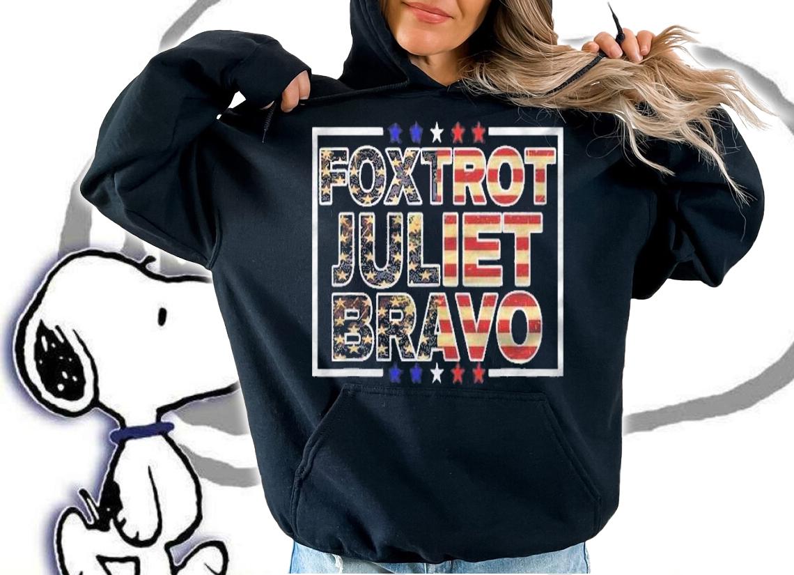Foxtrot Juliet Bravo Anti Biden Us American Flag Shirt t-shirt hoodie