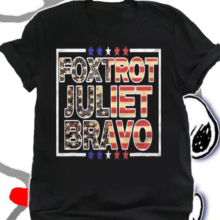 Foxtrot Juliet Bravo Anti Biden Us American Flag Shirt t-shirt shirt