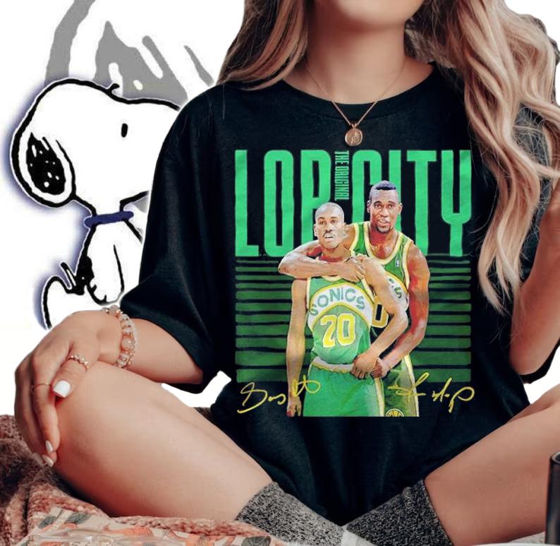 Lop The Original City Kemp x Payton signatures shirt t-shirt woman shirt