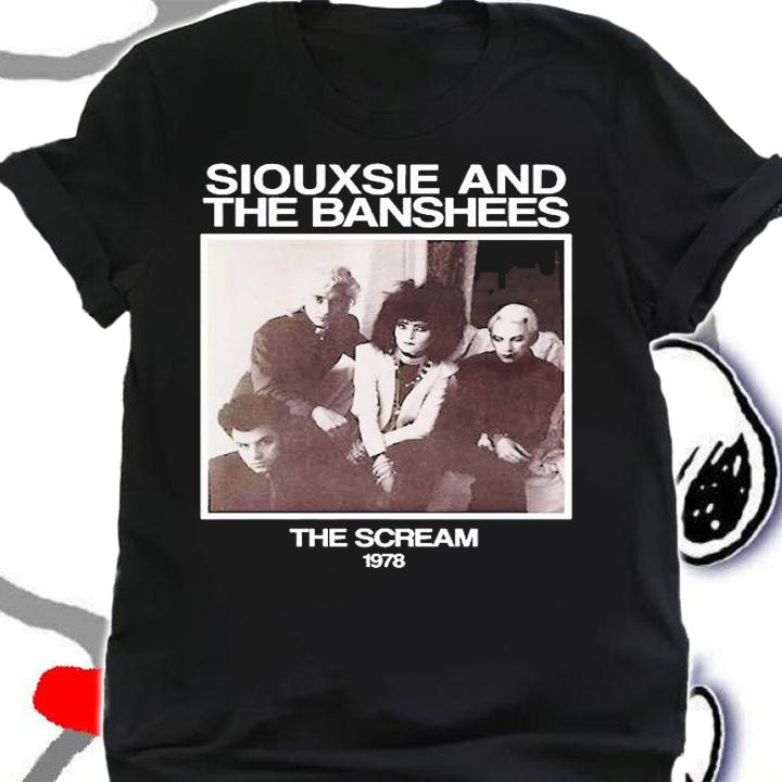 Siouxsie And The Banshees The Scream 1978 T-Shirt t-shirt shirt