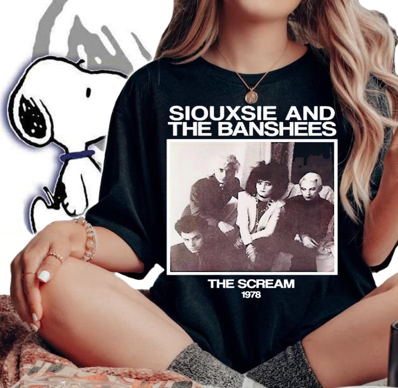 Siouxsie And The Banshees The Scream 1978 T-Shirt t-shirt woman shirt