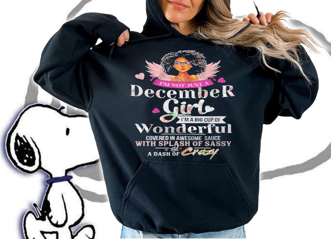 December girl birthday sagittarius capricorn blackgift T-shirt t-shirt hoodie