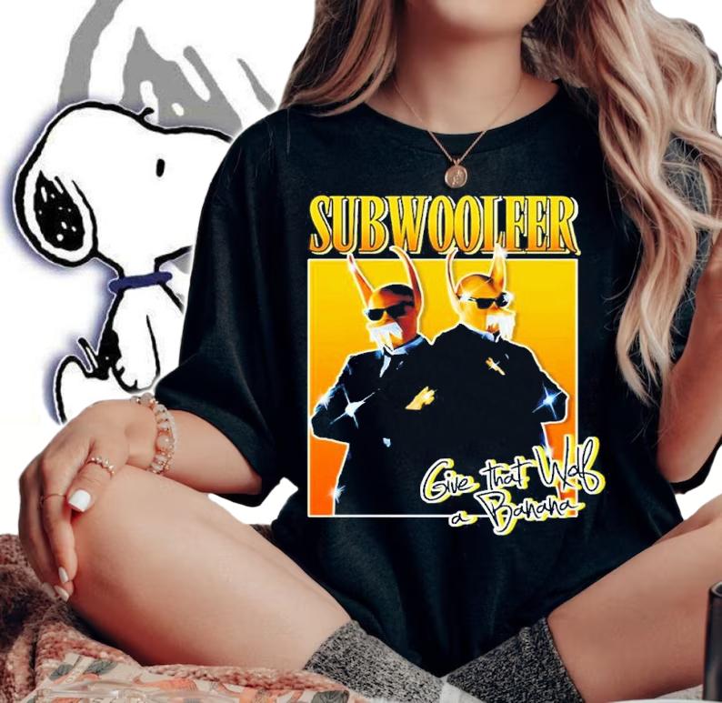 Give That Wolf A Banana Norway Eurovision 2022 Subwoolfer Bootleg 90s Shirt t-shirt woman shirt