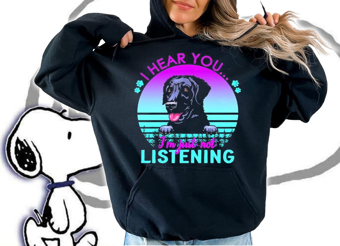 I Hear You I'm Just Not Listening Curl T-Shirt t-shirt