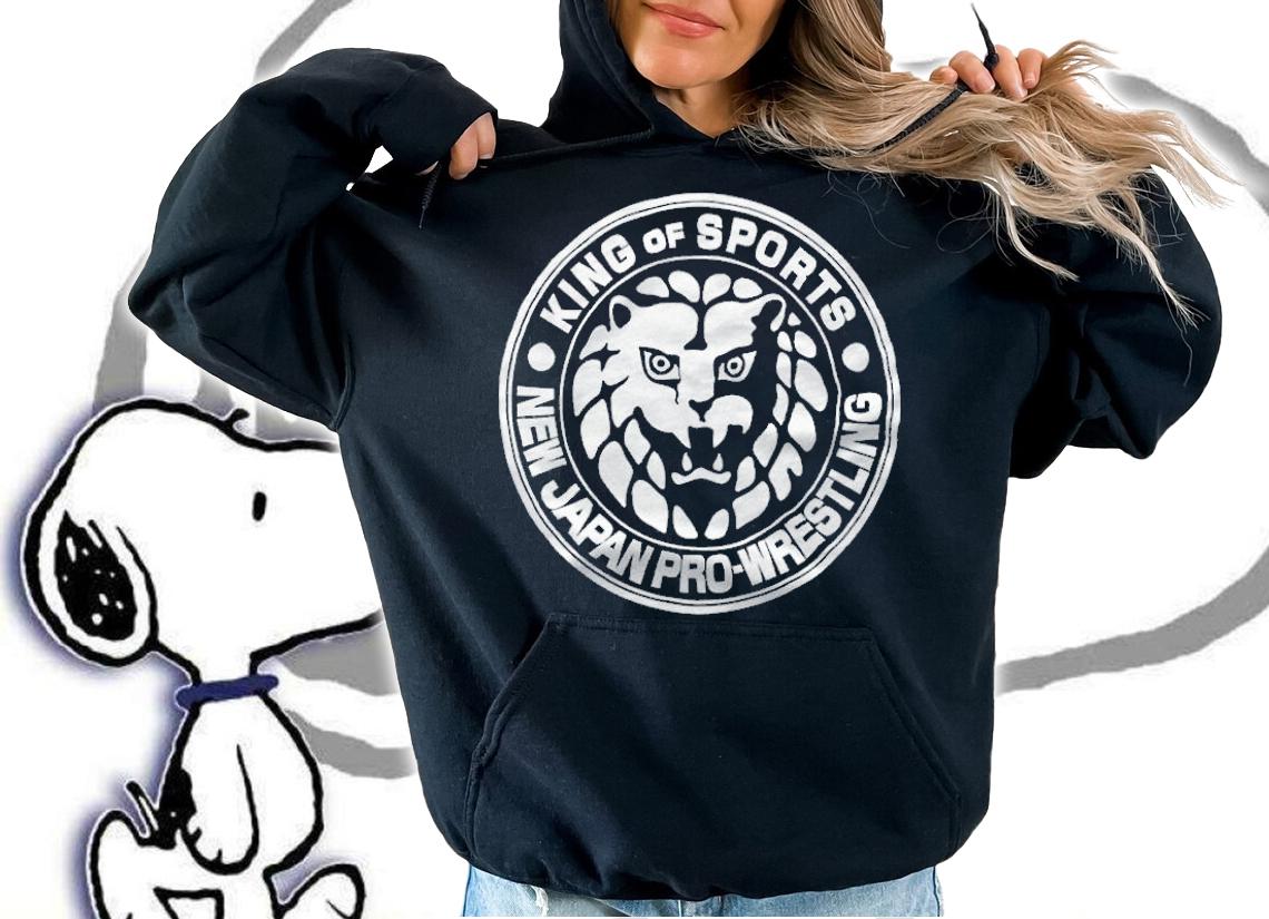 King of sports new Japan pro Wrestling logo T-shirt t-shirt hoodie
