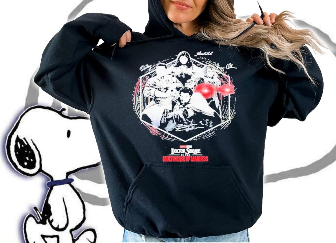 Marvel Studios Doctor Strange In The Multiverse Of Madness 2022 Signatures Shirt t-shirt hoodie
