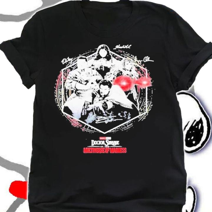 Marvel Studios Doctor Strange In The Multiverse Of Madness 2022 Signatures Shirt t-shirt shirt
