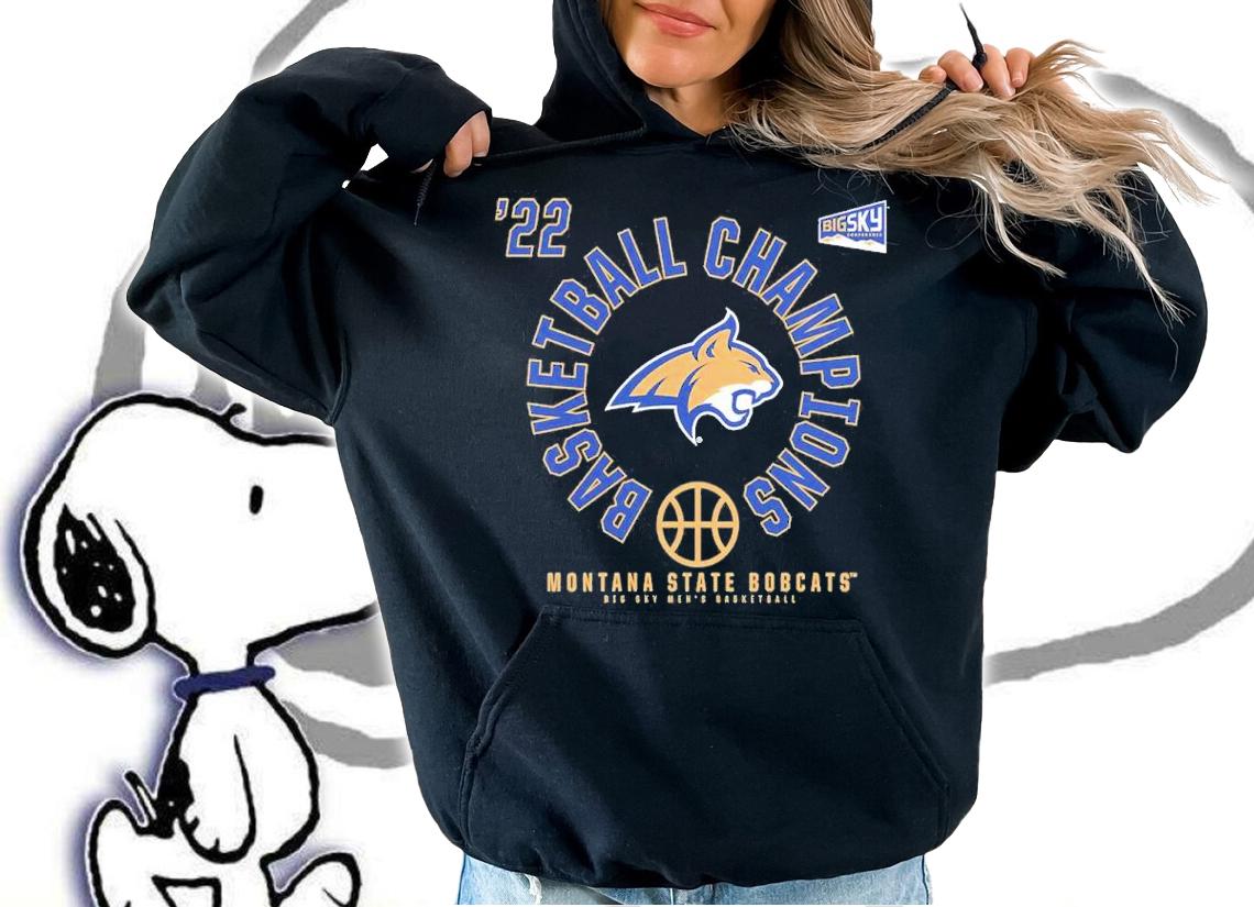 Montana State Bobcats Big Sky Men's Basketball Conference Tournament Champions 2022 Shirt t-shirt hoodie