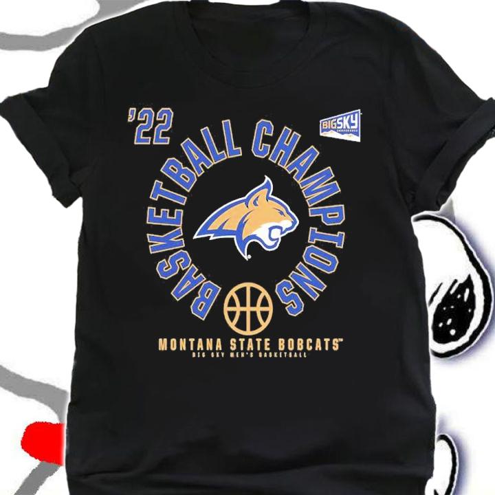 Montana State Bobcats Big Sky Men's Basketball Conference Tournament Champions 2022 Shirt t-shirt shirt