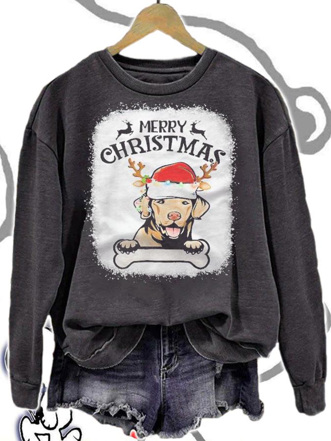Retriever Santa hat Merry Christmas T-shirt t-shirt