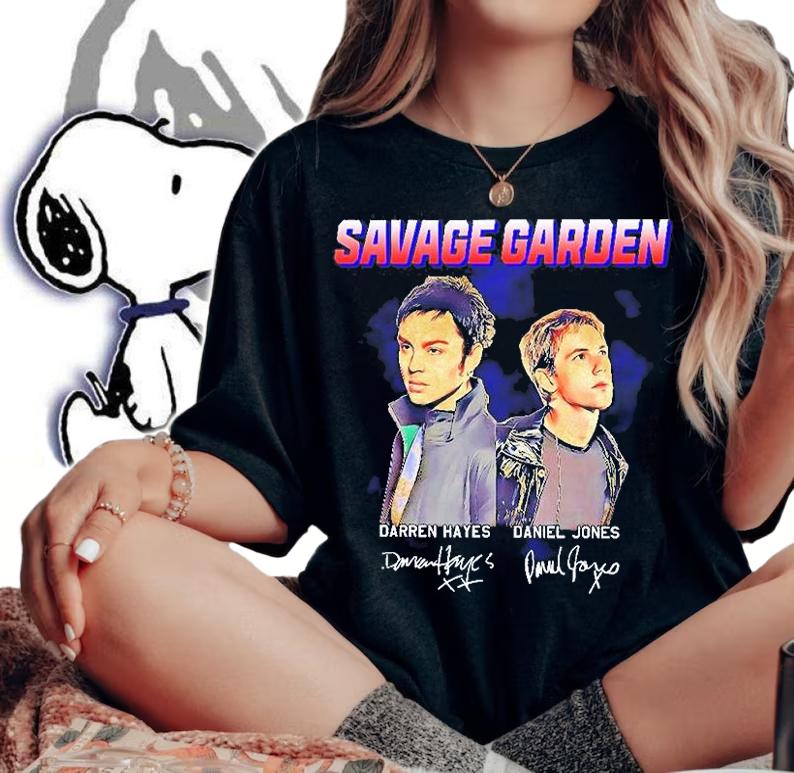 Savage Garden Pop Band Vintage Singer T-Shirt t-shirt woman shirt
