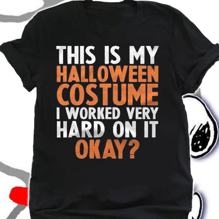 This Is My Halloween Costume Shirt Retro Vintage t-shirt shirt