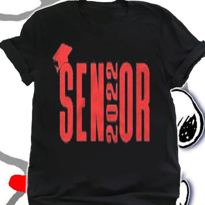 Senior 2022 Red Graduation Cap Design Shirt t-shirt