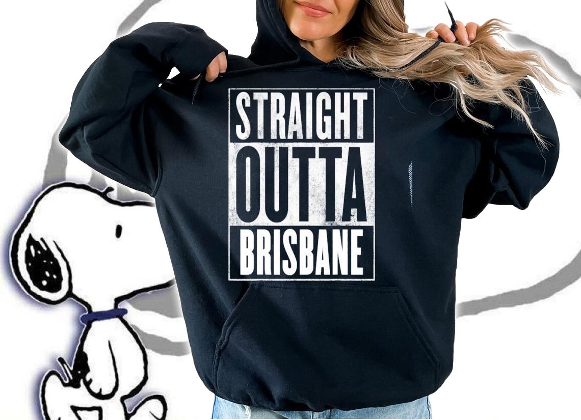 Straight Outta Brisbane City Souvenir T-shirt t-shirt