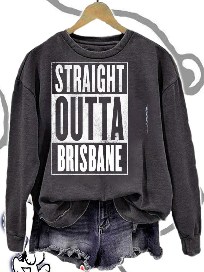 Straight Outta Brisbane City Souvenir T-shirt t-shirt