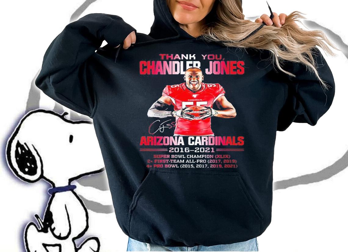 Thank you Chandler Jones Arizona Cardinals 2016 2021 Signature T-Shirt t-shirt hoodie