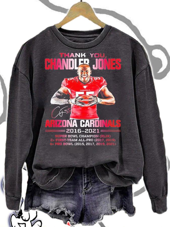 Thank you Chandler Jones Arizona Cardinals 2016 2021 Signature T-Shirt t-shirt sweatshirt