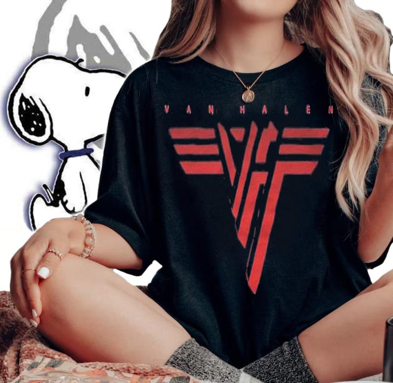 Van Halen red logo T-shirt t-shirt woman shirt