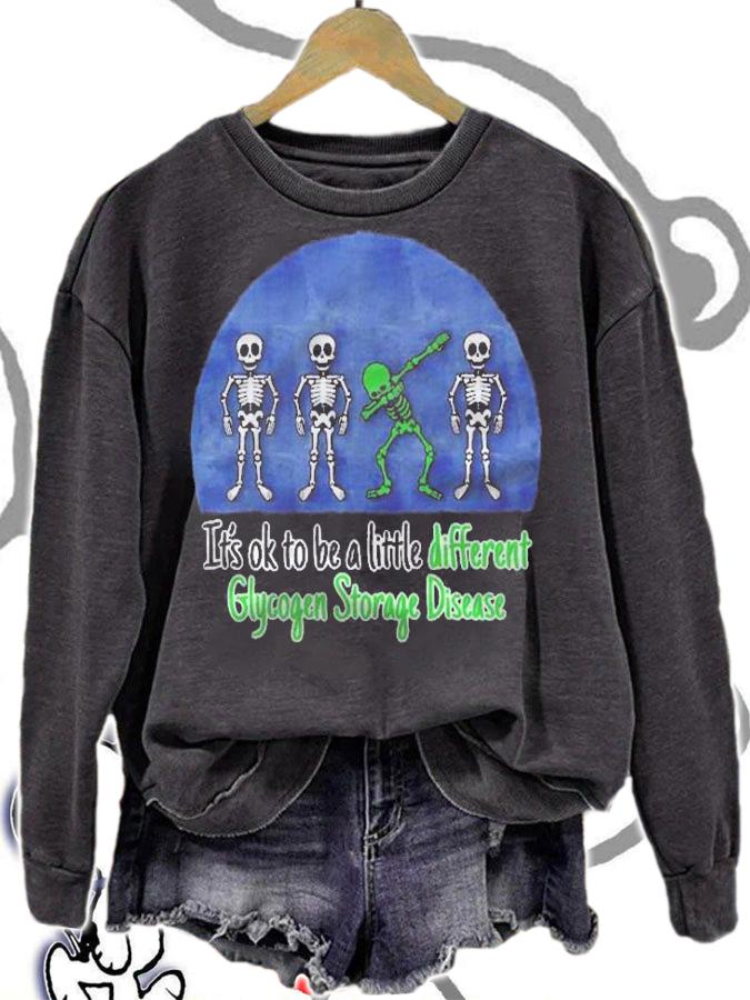 ItS Ok To Be A Little Different  Glycogen Storage Disease Shirt t-shirt sweatshirt