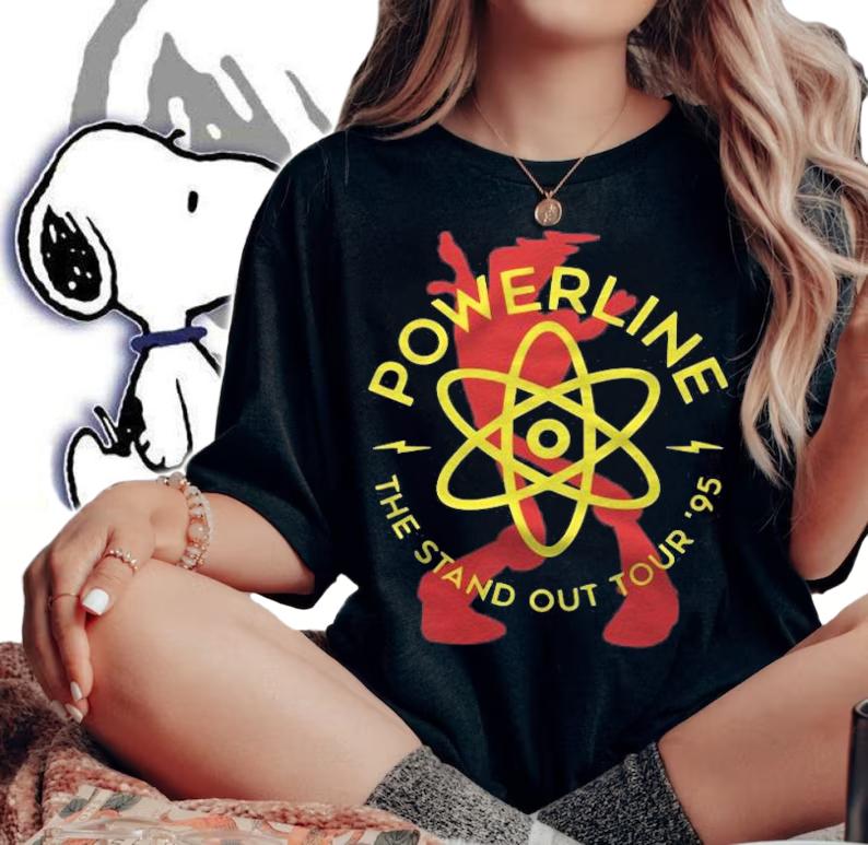 Powerline the stand out tour Shirt t-shirt woman shirt