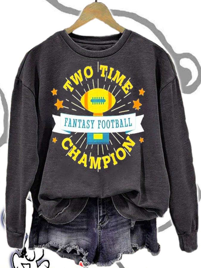 Two Time Champion Fantasy Football Premium T-Shirt t-shirt sweatshirt
