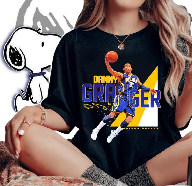 Danny Granger Indiana Pacers Basketball Shirt t-shirt woman shirt